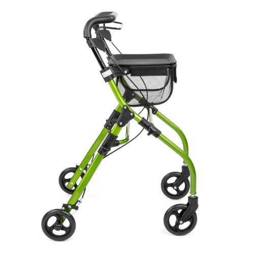 Interiérové štvorkolesové chodítko PEDRO, hliníkové